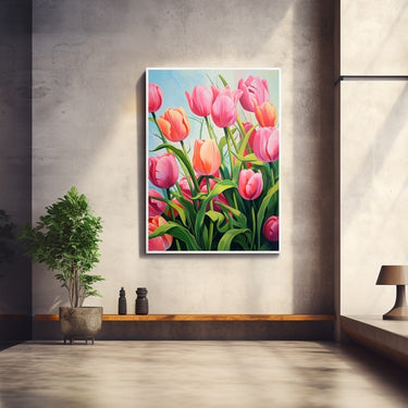 Large Tulip Painting